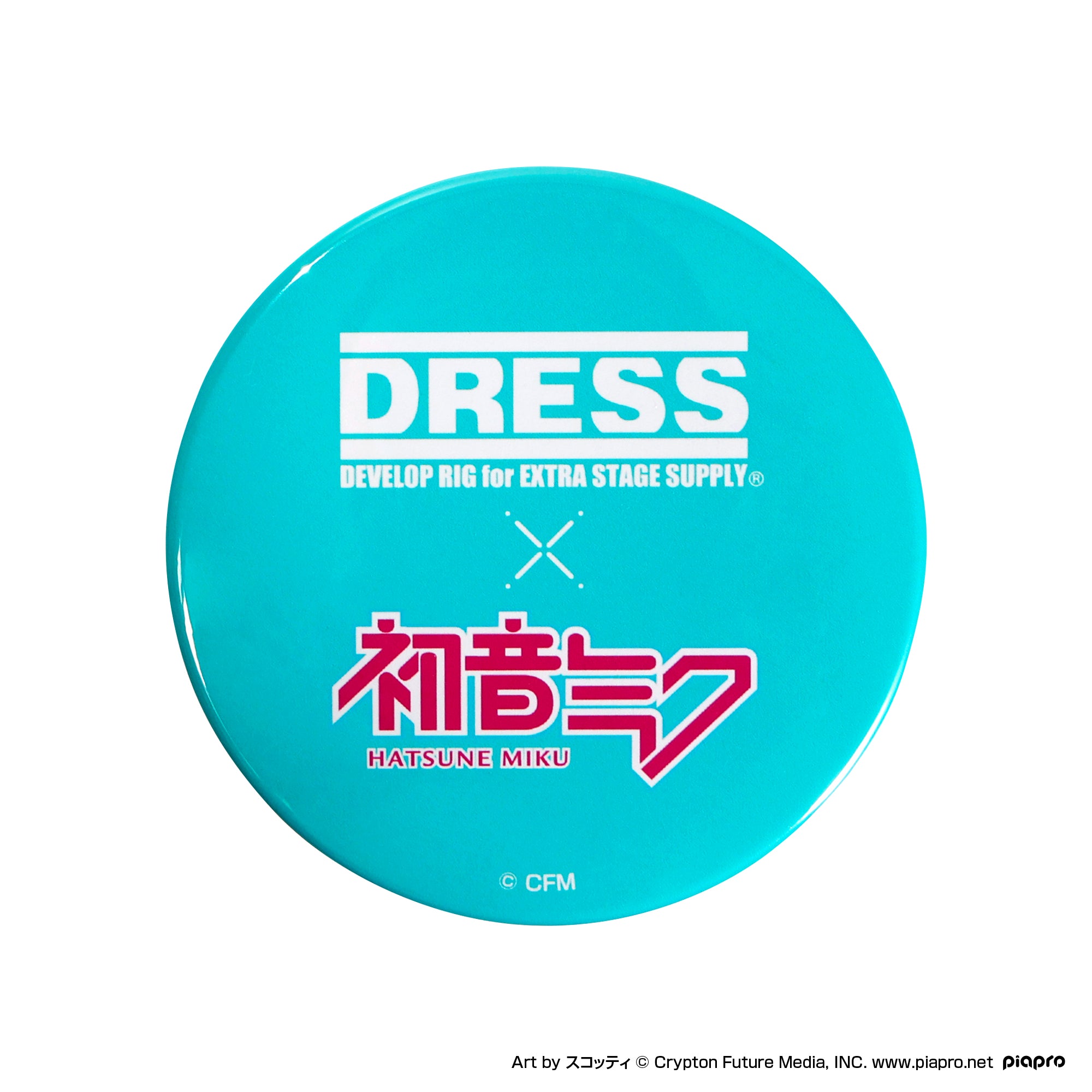 予約受付中！】初音ミク×DRESS オリジナル缶バッジ2種セット