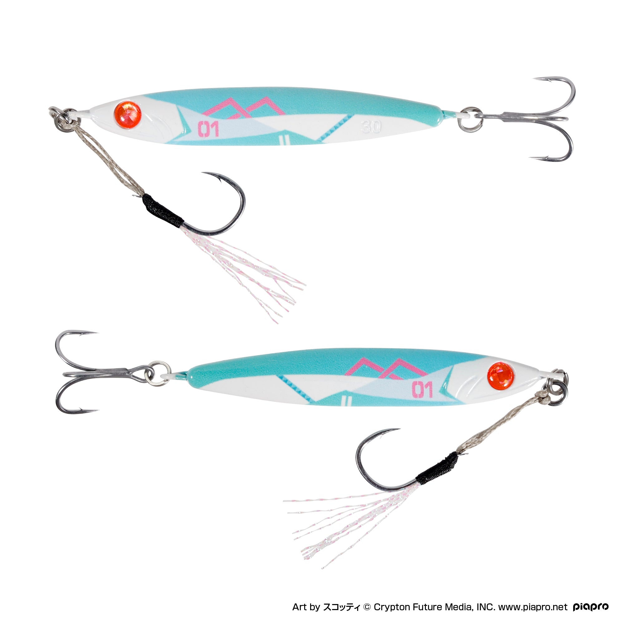 【予約受付中！】初音ミク×DRESS 初音ミクのメタルジグ 30g+40gセット（Rサーディンコラボモデル）【6/11発売！】