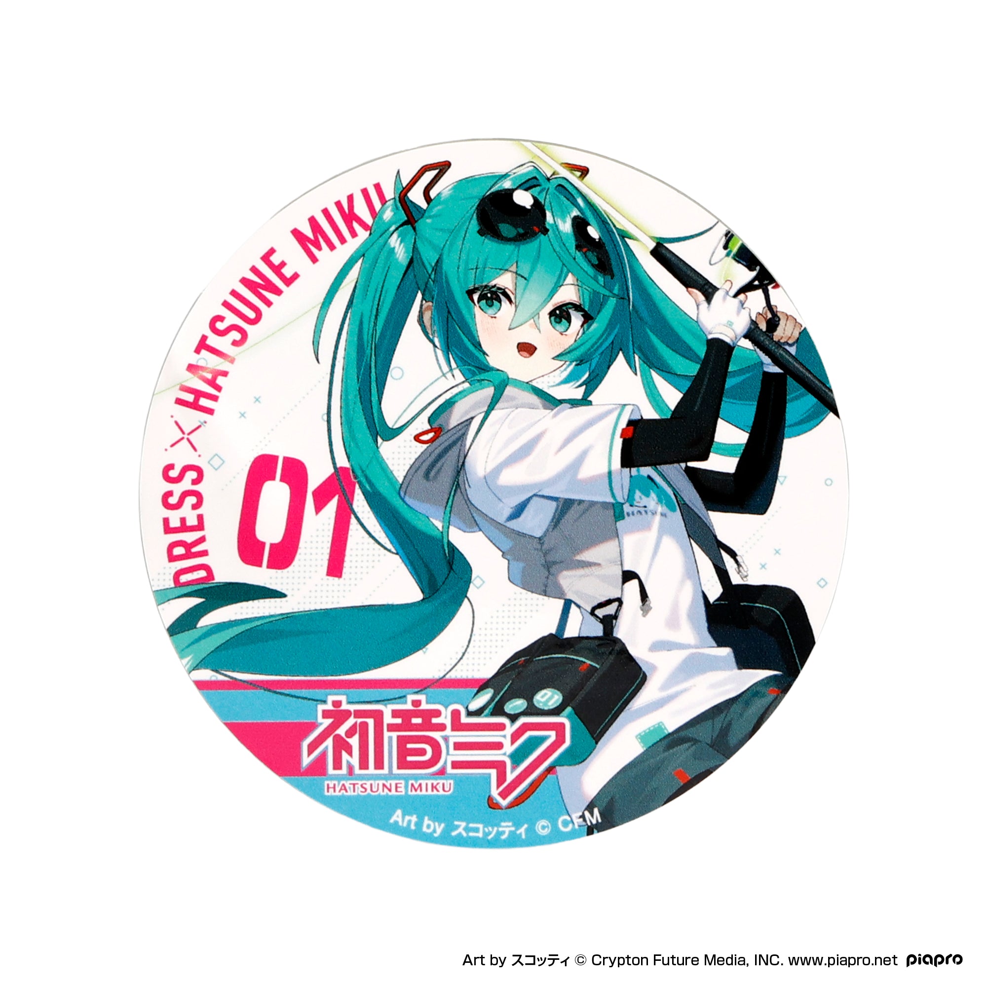 【予約受付中！】初音ミク×DRESS 初音ミクの釣糸（PEライン×8）ステッカー付【6/11発売！】