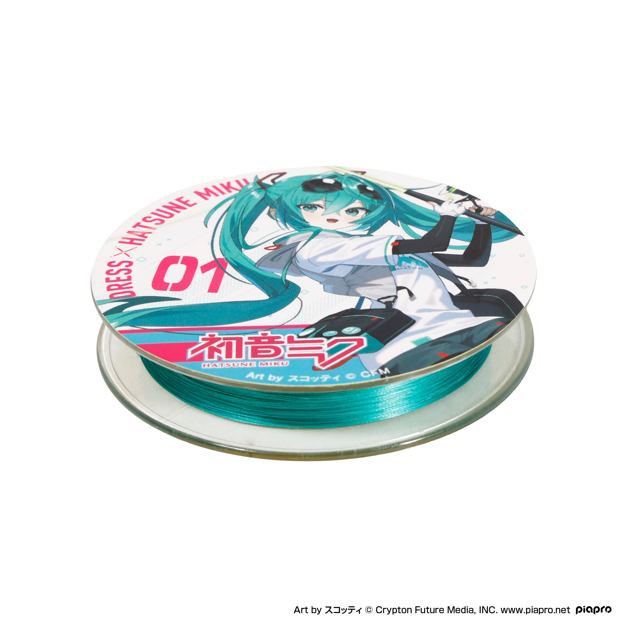 【予約受付中！】初音ミク×DRESS 初音ミクの釣糸（PEライン×8）ステッカー付【6/11発売！】