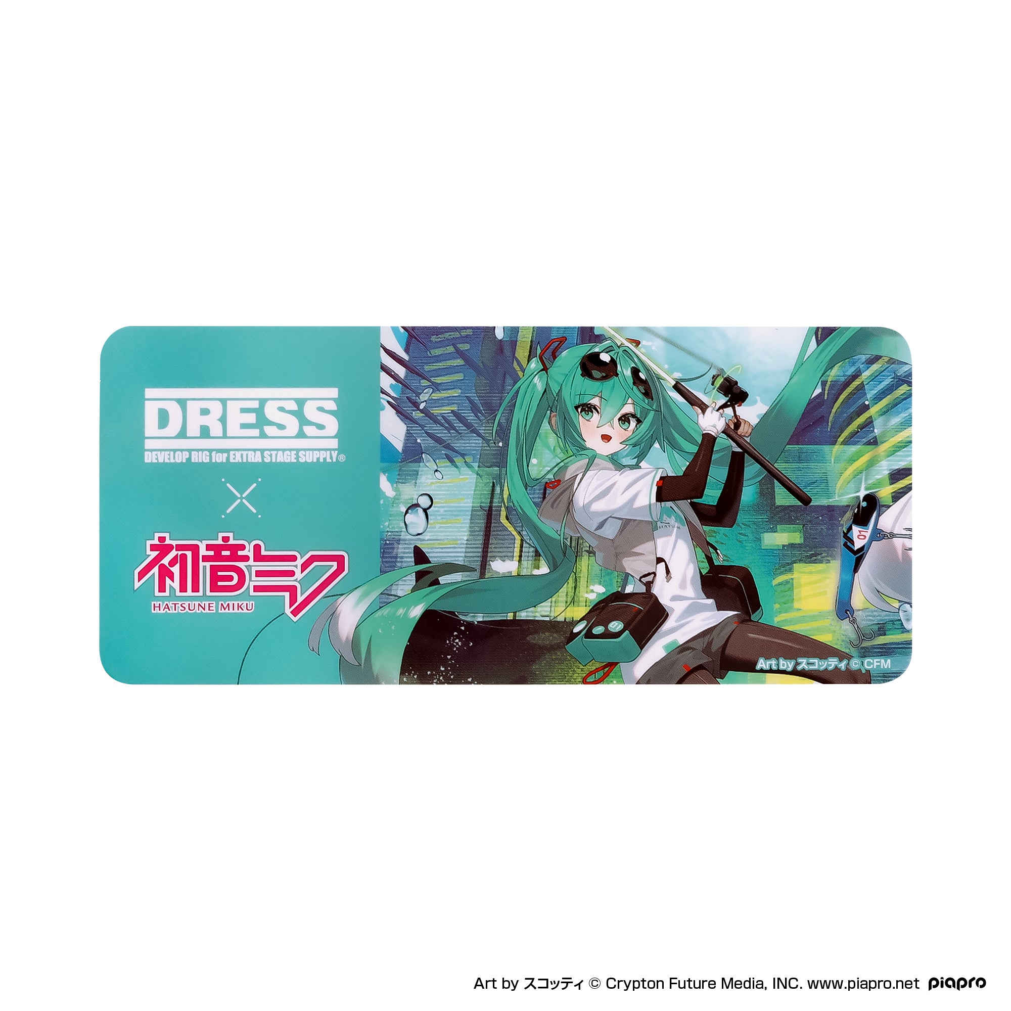 予約受付中！】初音ミク×DRESS オリジナルステッカー【6/11発売！】