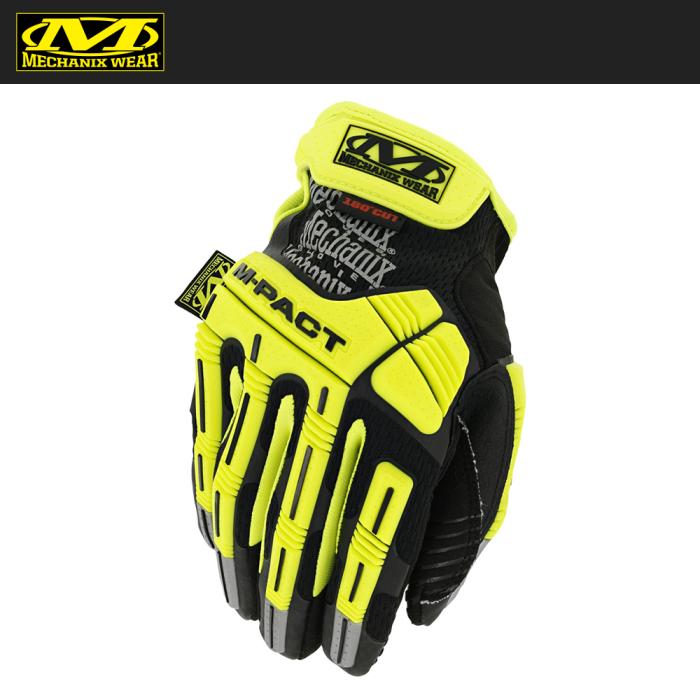 MechanixWear/メカニクスウェア Hi-Viz M-Pact D5 Glove エムパクト D5グローブ【イエロー】 SMP-C91