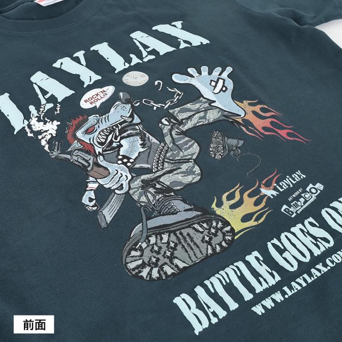 
                  
                    【WEB限定】LayLax デザイナーズTシャツ 「BATTLE GOES ON!」design by BaMBi CROW
                  
                