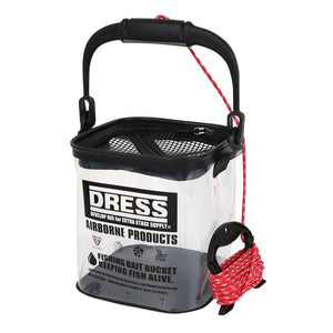 DRESS Water Bucket, Clear (approx. 7m rope + holder included)
